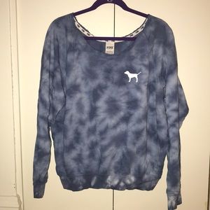 PINK Tie Dye Sweatshirt